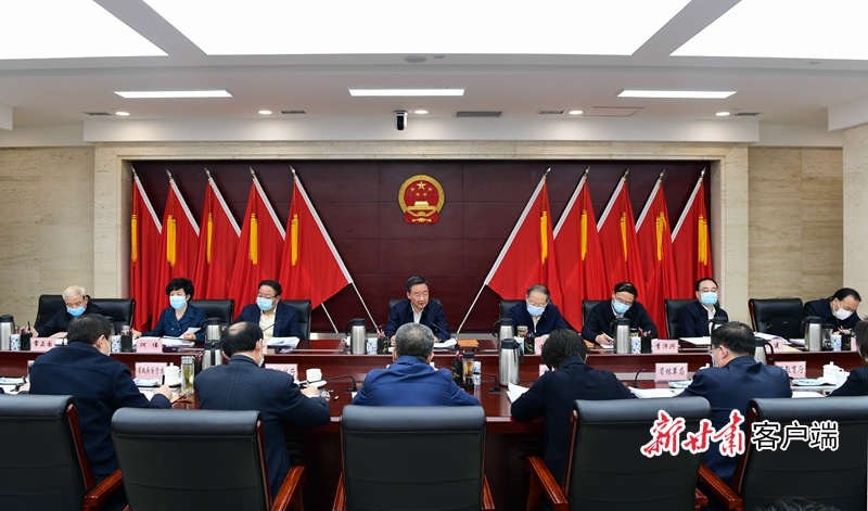 唐仁健主持召開省政府黨組（擴大）會議：傳達(dá)學(xué)習(xí)習(xí)近平總書記重要講話精神等 安排部署貫徹落實工作