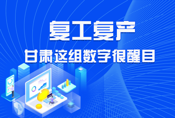 圖解|甘肅復(fù)工復(fù)產(chǎn)有多拼，看看這組數(shù)字就知道了 