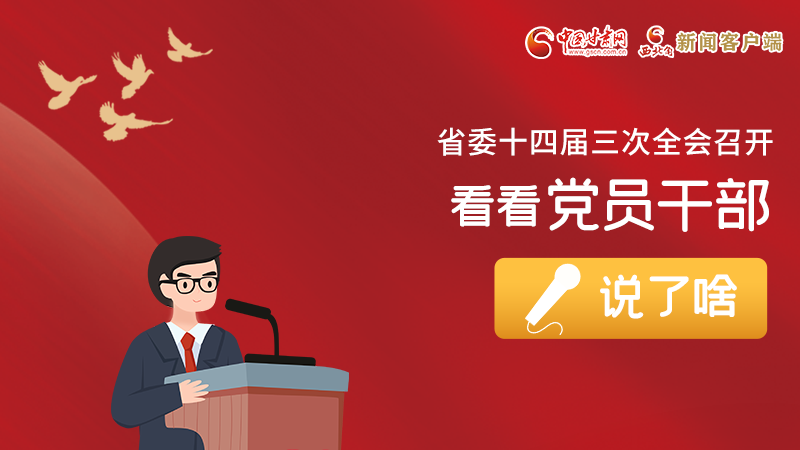 圖解|事關(guān)甘肅省委十四屆三次全會(huì)，黨員干部這么說(shuō)！
