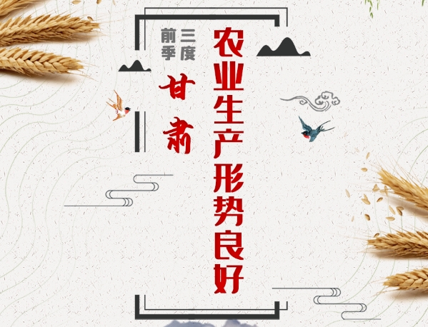 圖解|向優(yōu)而行 甘肅前三季度農業(yè)生產(chǎn)形勢良好