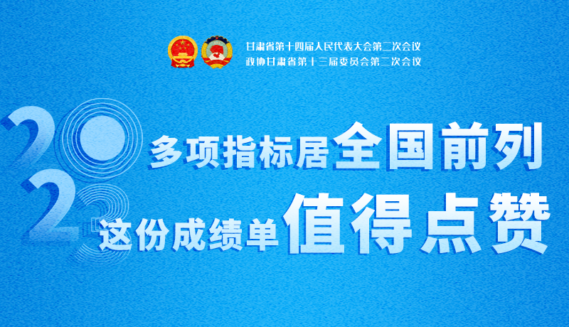 【聚焦2024甘肅兩會(huì)】3D海報(bào)|多項(xiàng)指標(biāo)居全國(guó)前列！甘肅這份成績(jī)單值得點(diǎn)贊
