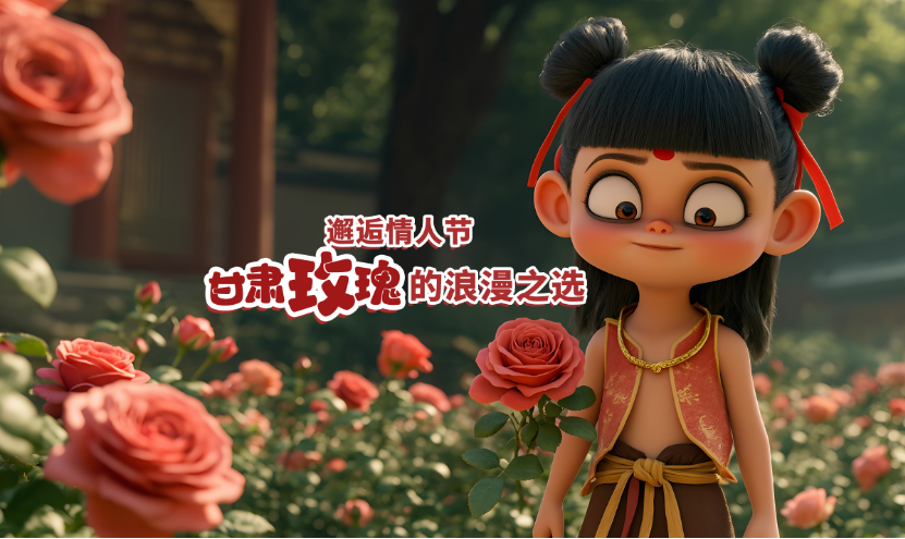 AI視頻 | 邂逅情人節(jié)，甘肅玫瑰的浪漫之選