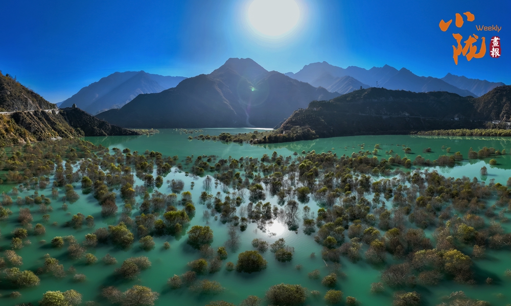 文縣玉壘：山水相映 美如圖畫